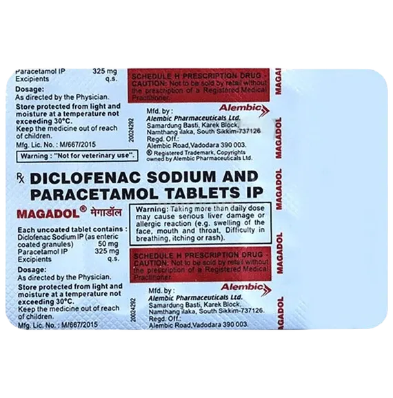 megadol tablet 15's